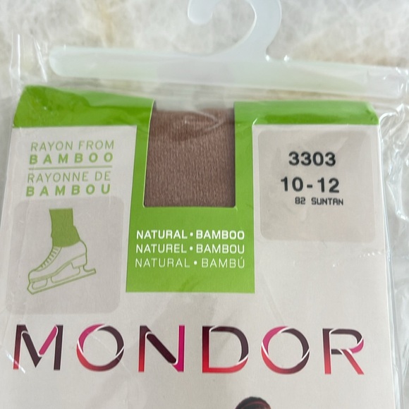 MONDOR footless tights size 10-12 - Picture 2 of 3